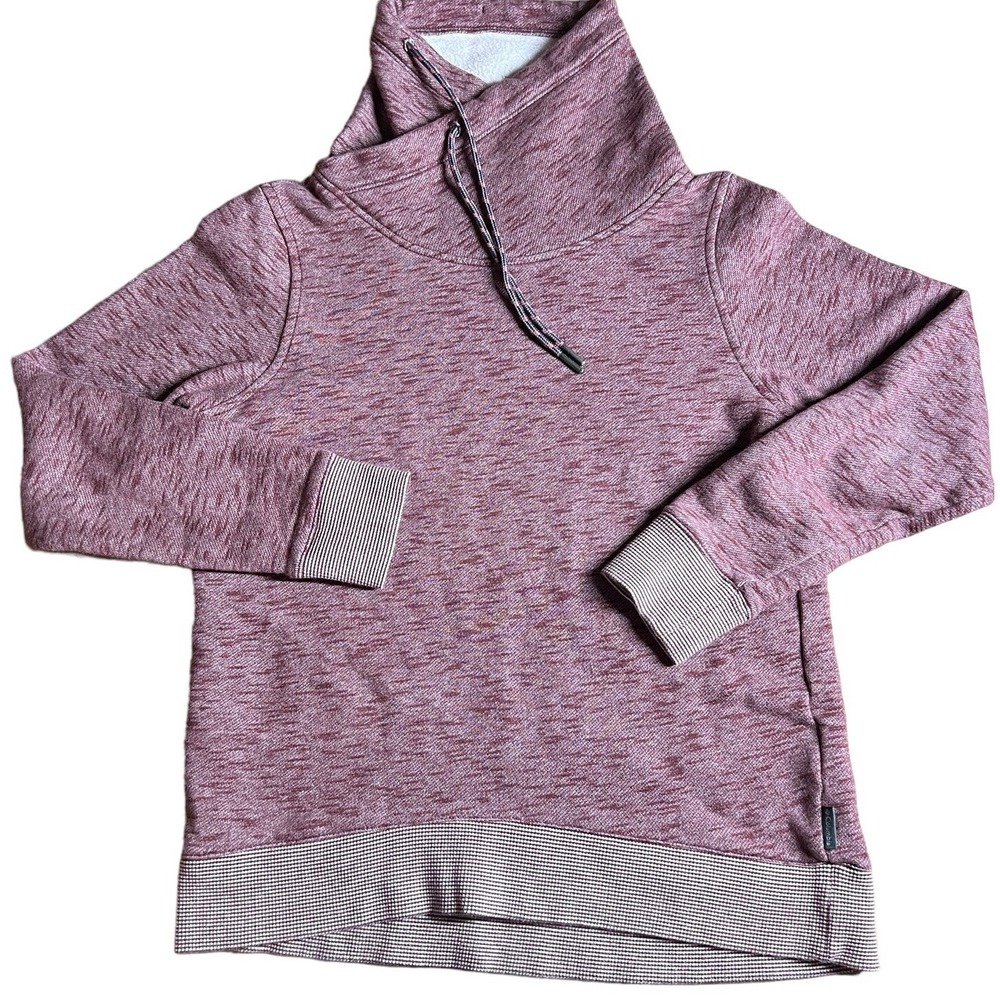 Columbia Sweatshirt Women's‎ Size Small Magenta Mock Neck Pullover Outdoors Warm